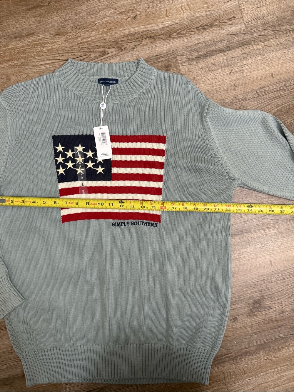 Simply Southern • American Flag Knit Sweater - Picture 5 of 10